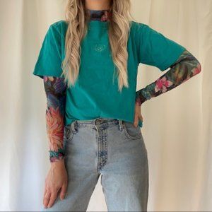 Vintage PK Elliot Teal Short Sleeve Tee